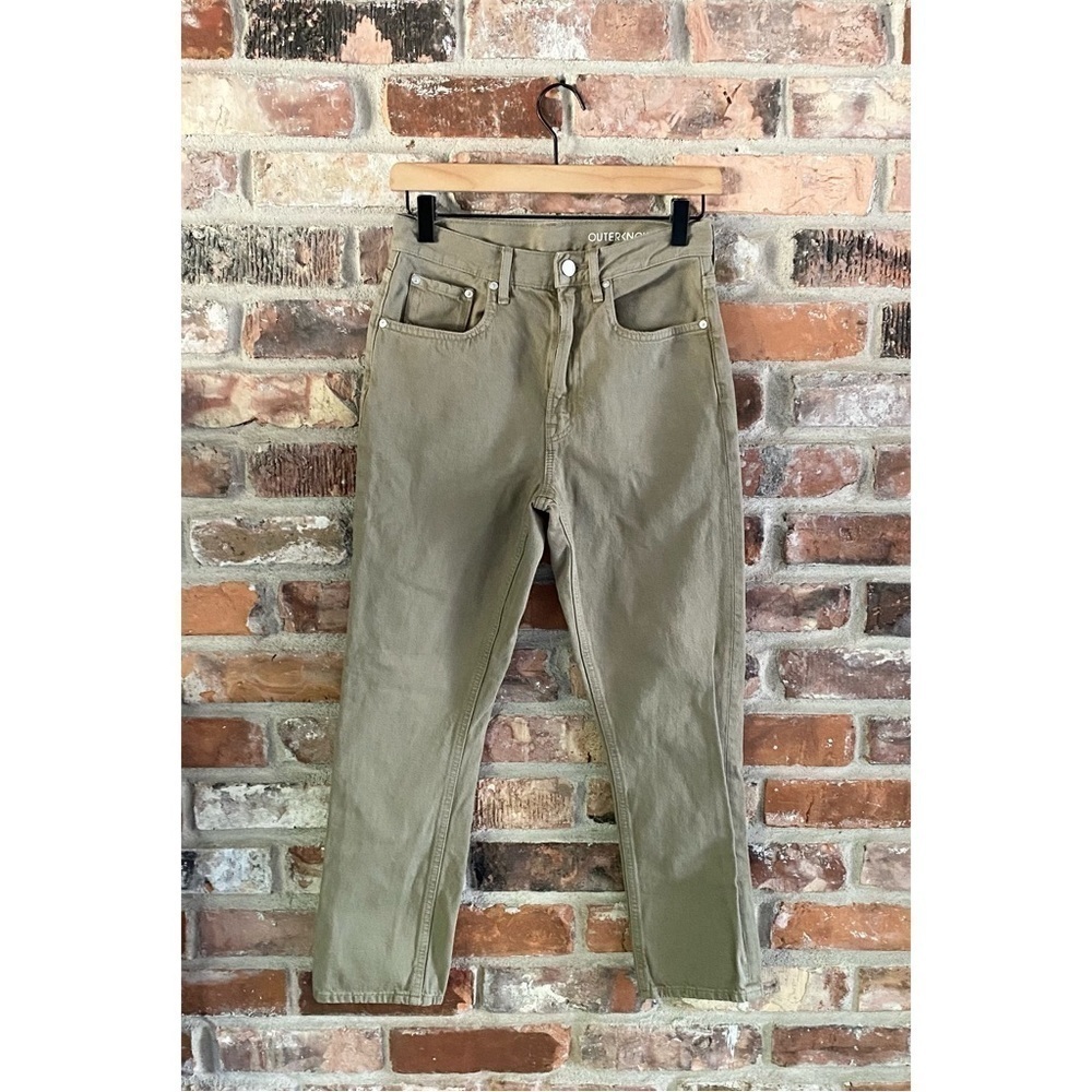 Outerknown S.E.A High Rise Slim Fit Jeans in Dune